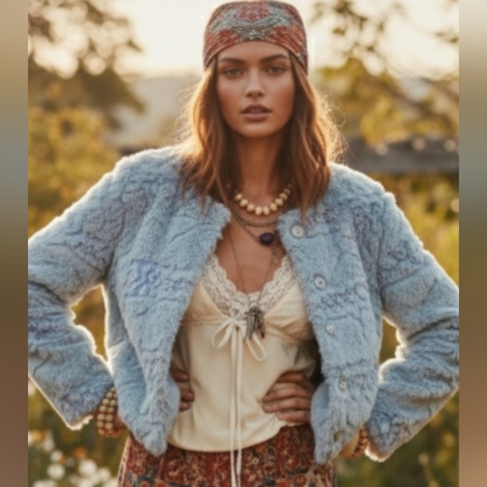 💖HOST PICK💖Gray Fuzzy Open-Front Cardigan